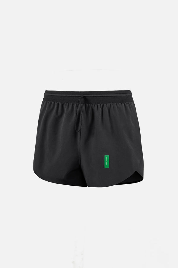 District Vision Women's 2" Split Shorts, Black