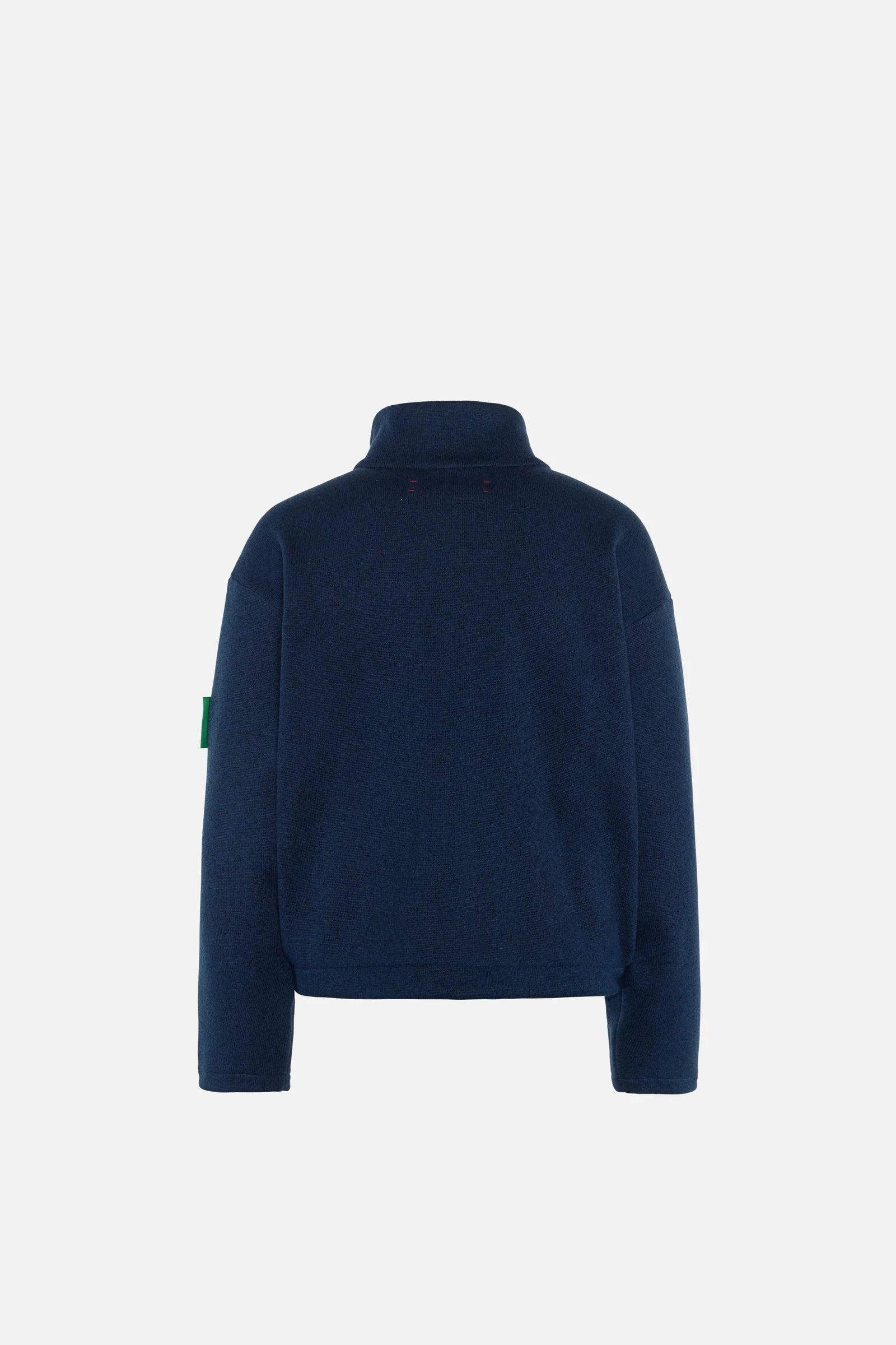 District Vision Women's Cropped Brushed Fleece, Slate Blue