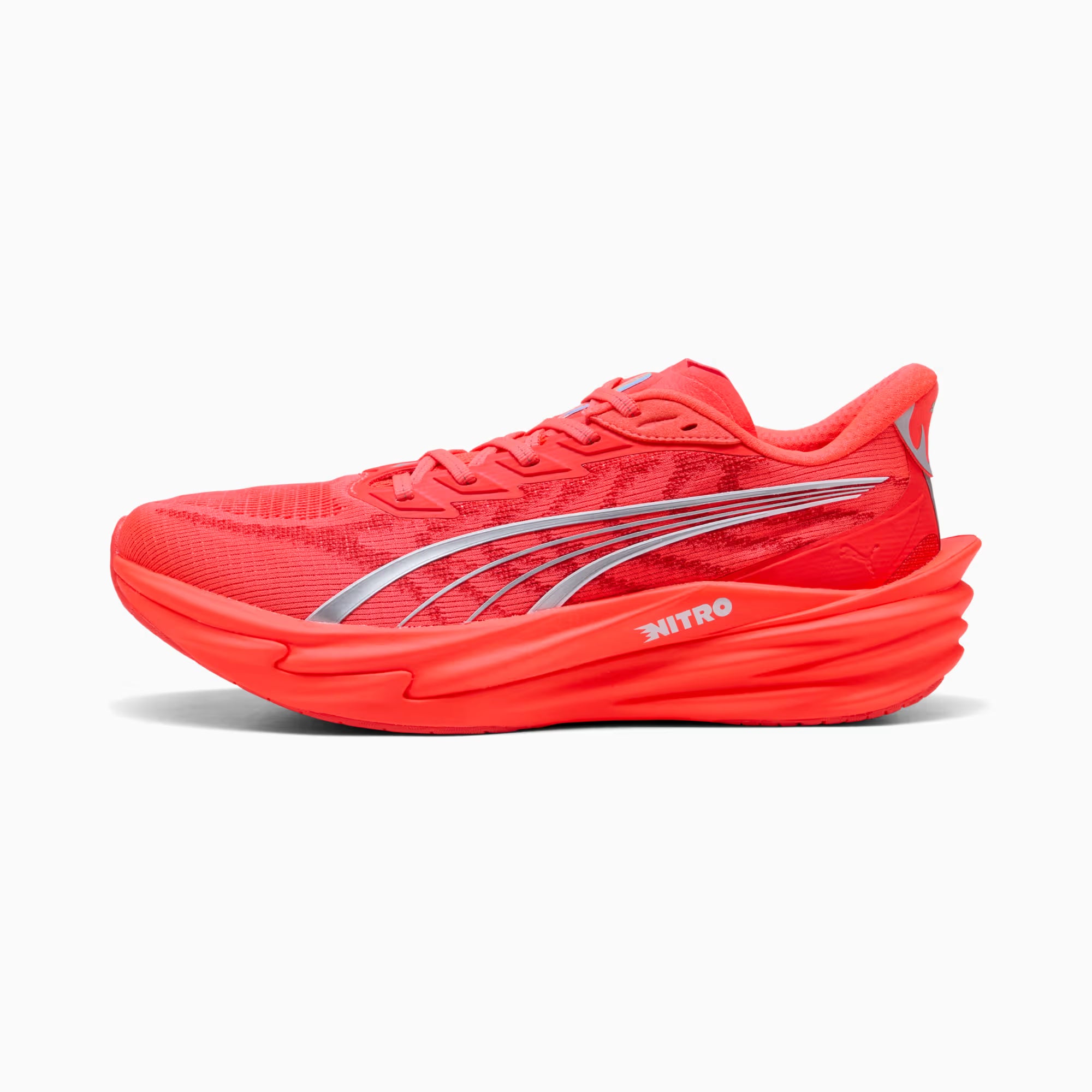 Puma Men's Deviate NITRO™ 4 - Red / Puma Silver