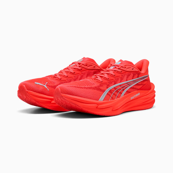 Puma Men's Deviate NITRO™ 4 - Red / Puma Silver