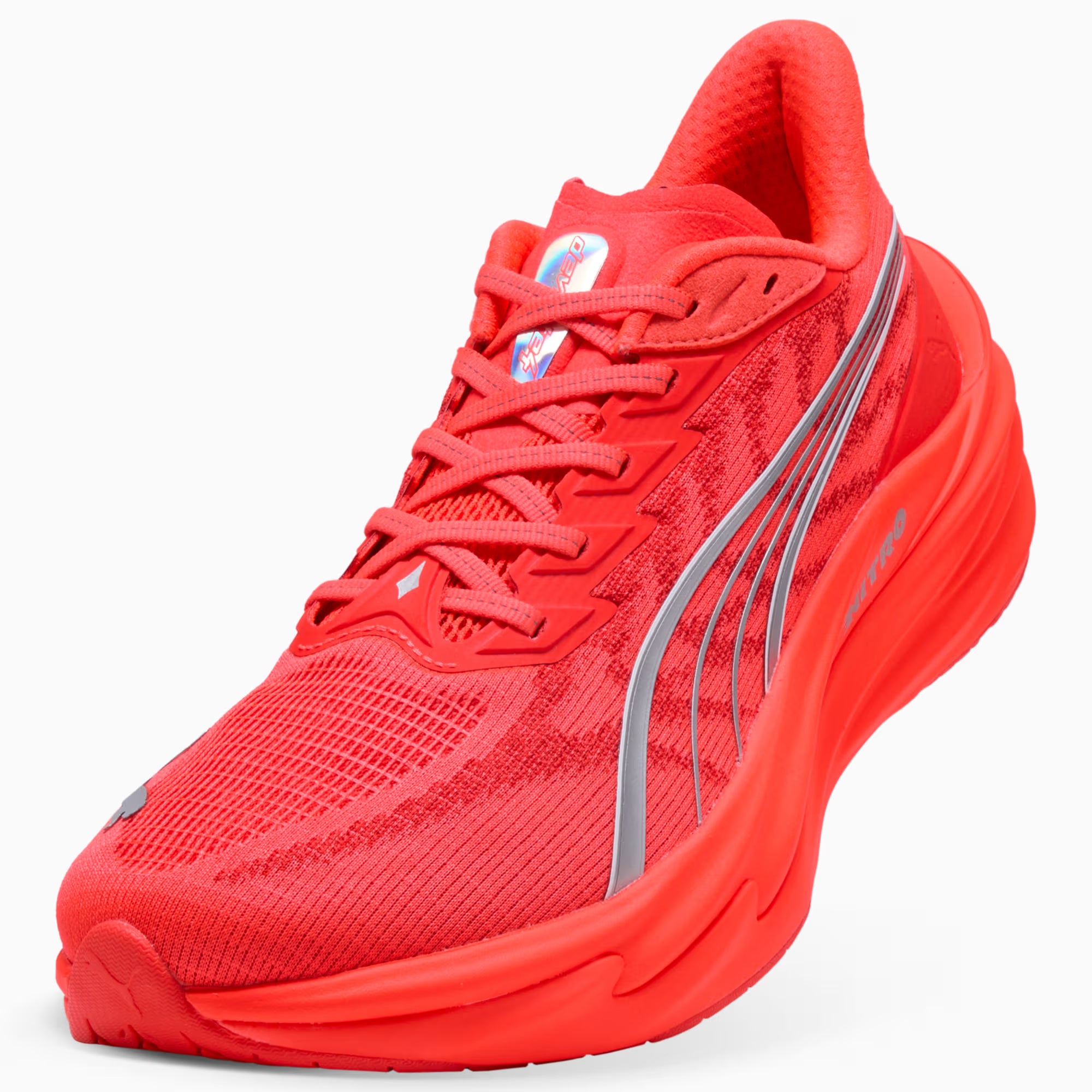 Puma Men's Deviate NITRO™ 4 - Red / Puma Silver