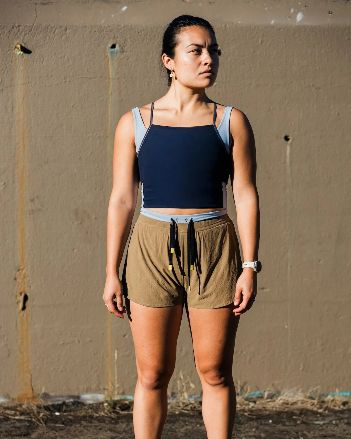 Dust Women's Trail Crop - Fog