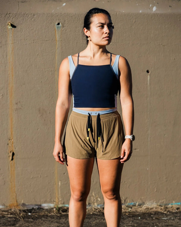 Dust Women's Trail Crop - Fog
