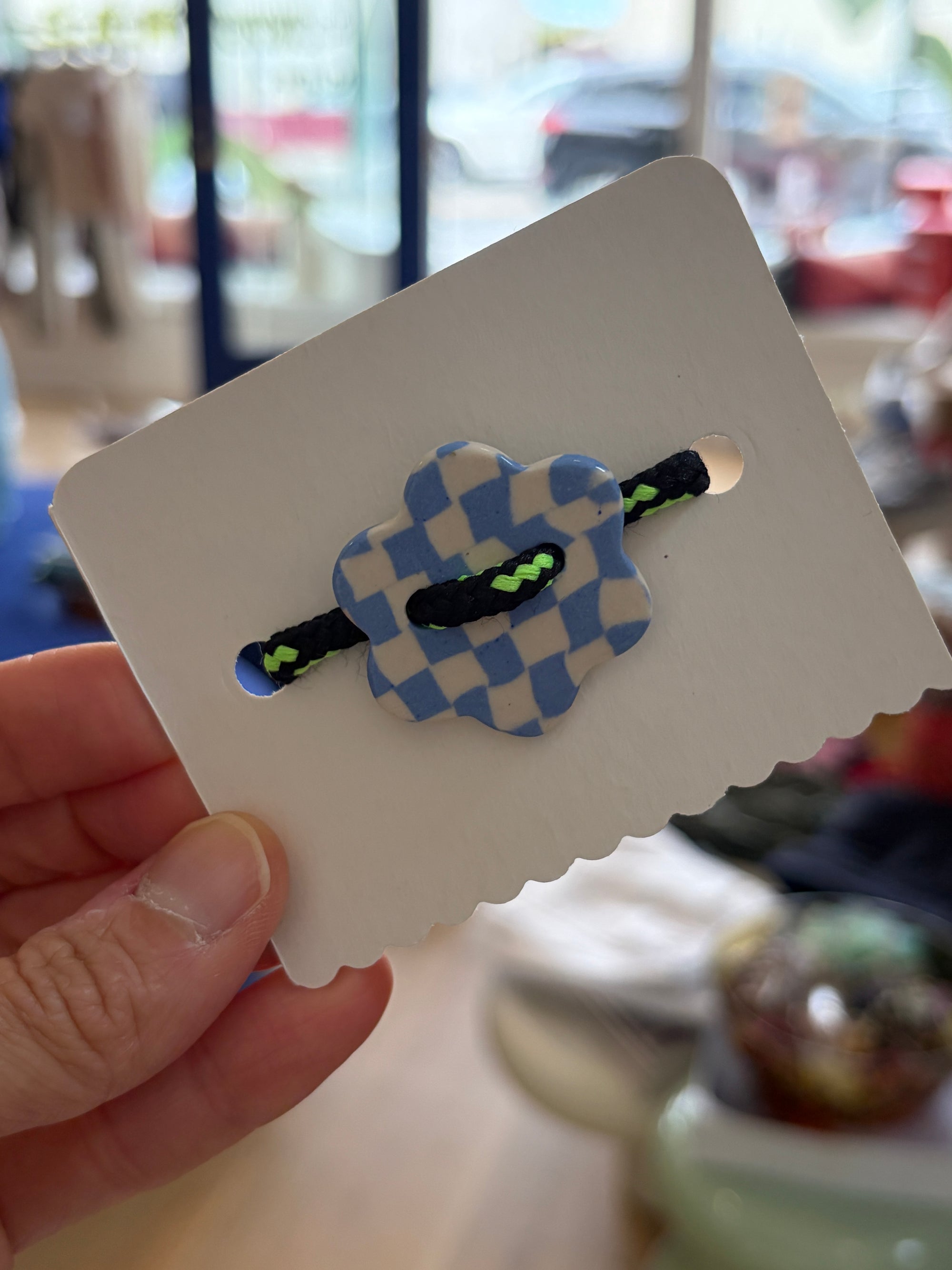 Shady Clay x Running Wylder Shoe Charm - Blue Flower