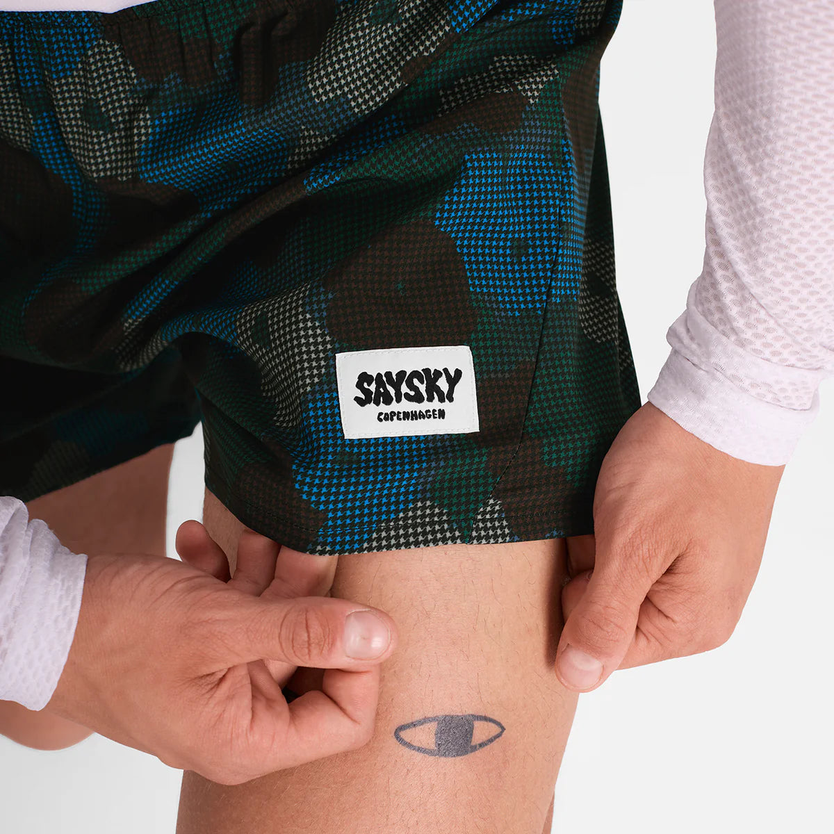 SAYSKY Pace Shorts 5" - Blue Flower