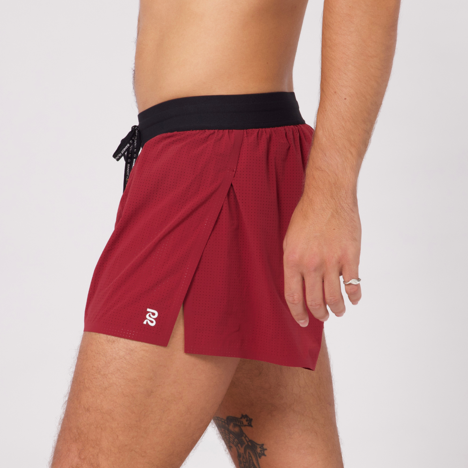 Bandit Vento 3" Mens Splitty Run Short - Currant