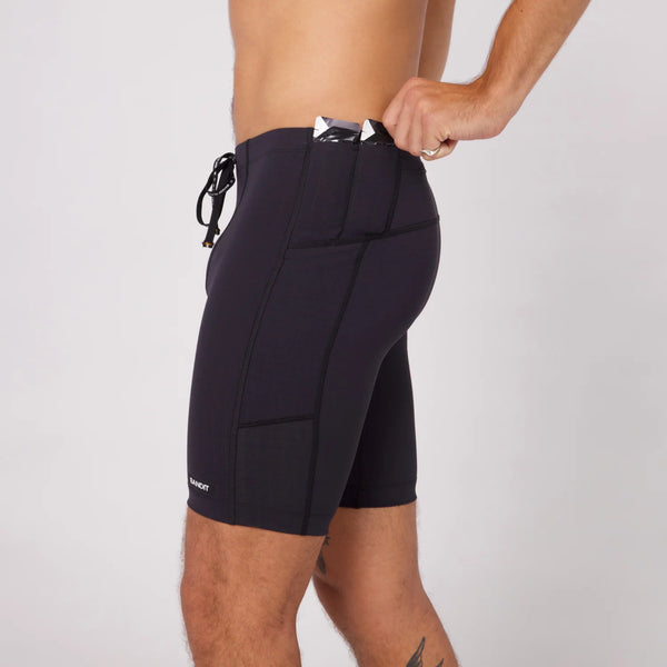 Bandit Men's Gridlock™ 7 Pocket Half Tights - Black