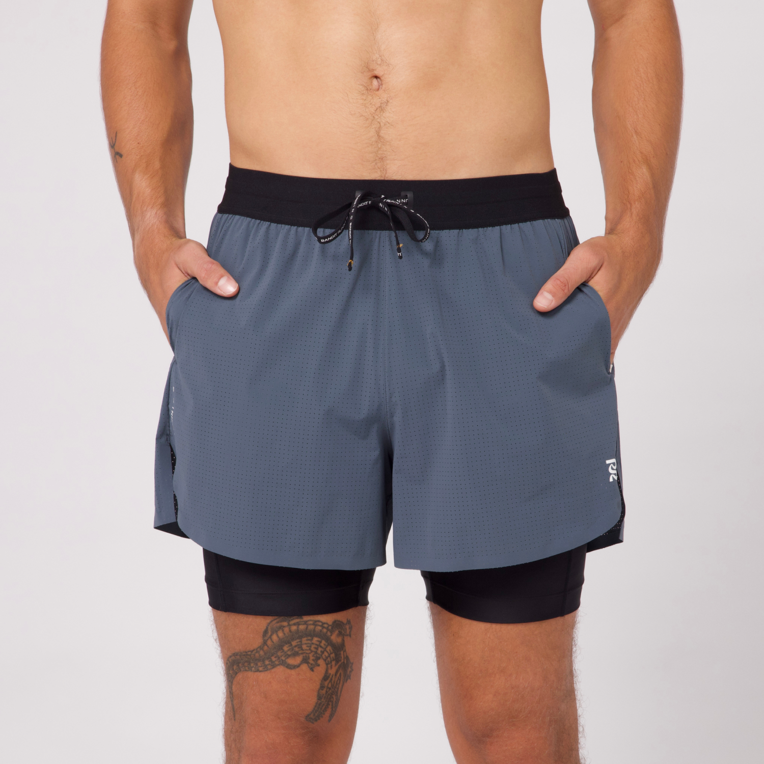 Bandit Vento 2-in-1 Mens Short - Storm Grey