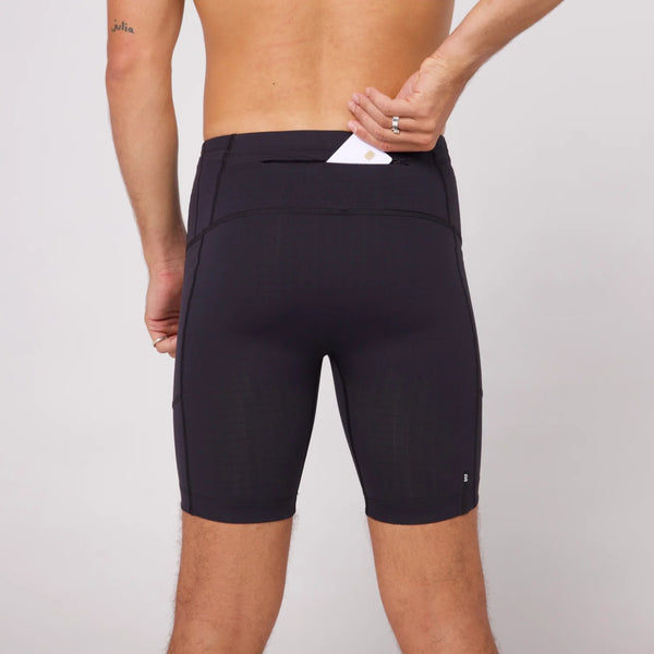Bandit Men's Gridlock™ 7 Pocket Half Tights - Black
