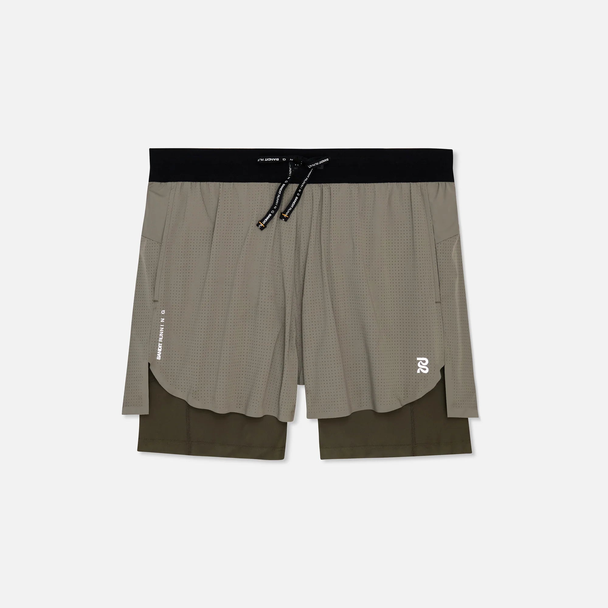 Bandit Vento 2-in-1 Mens Short - Fatigue