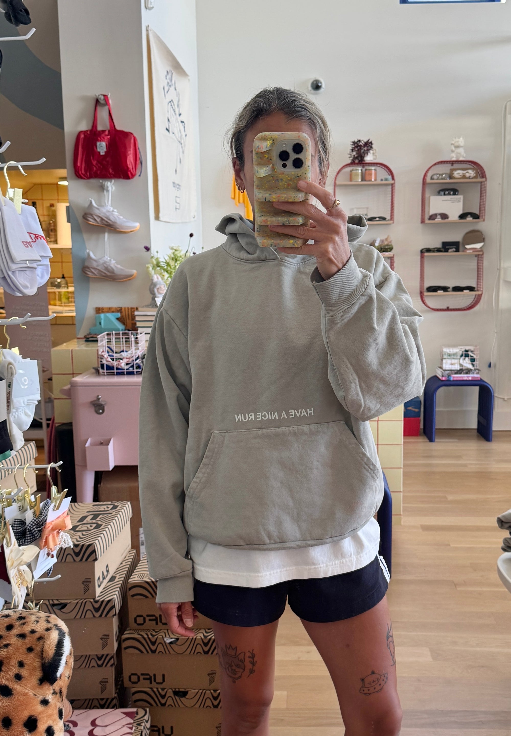 Running Wylder Icon Hoodie - Sage