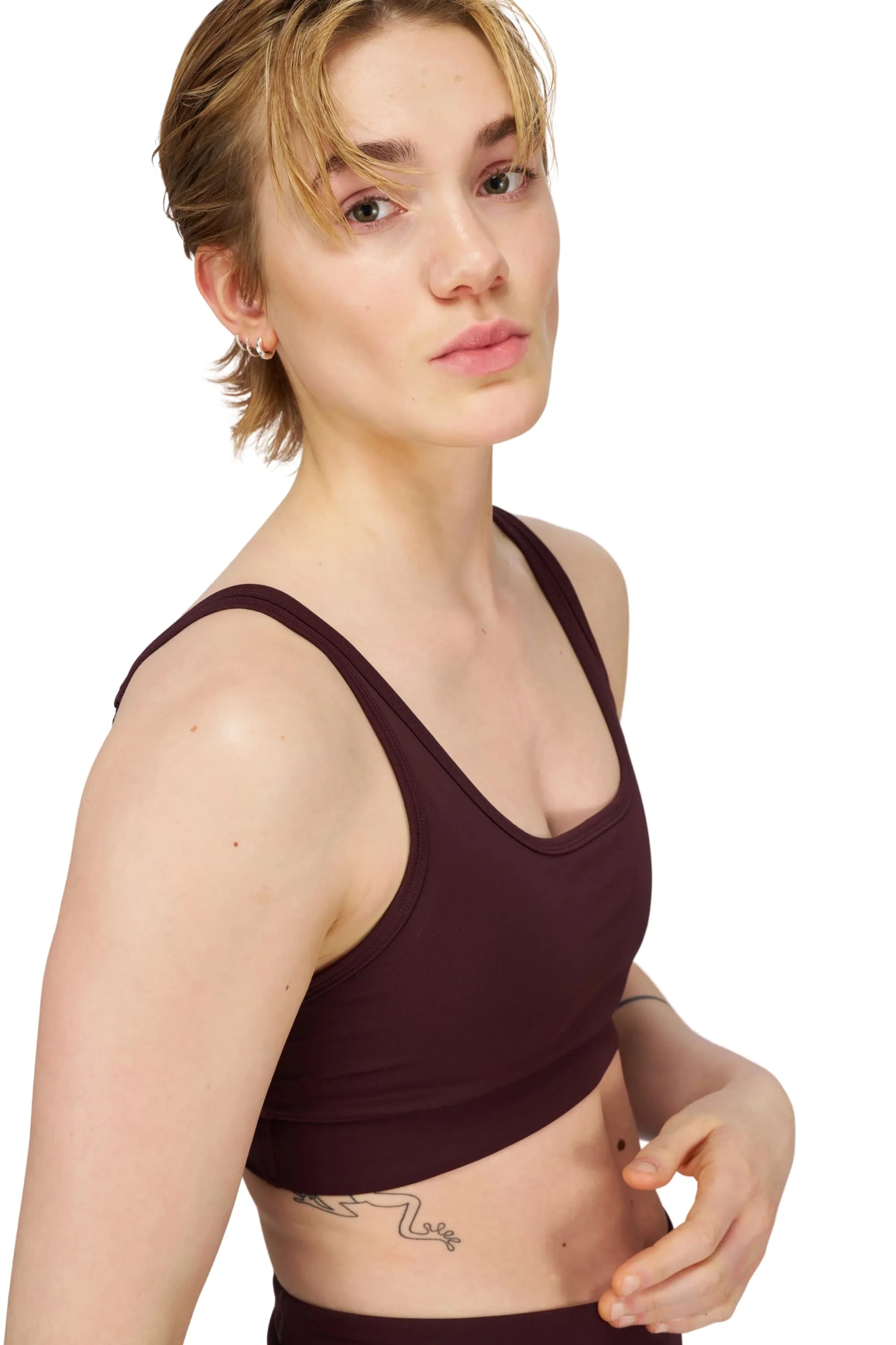 UNNA Women's Good Place Bra - Merlot
