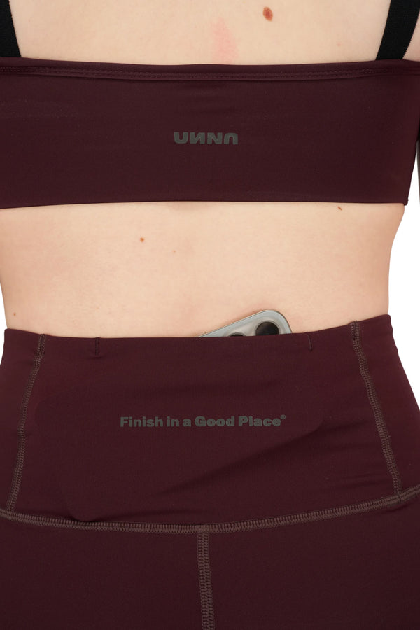 UNNA Women's Good Place Shorts - Merlot