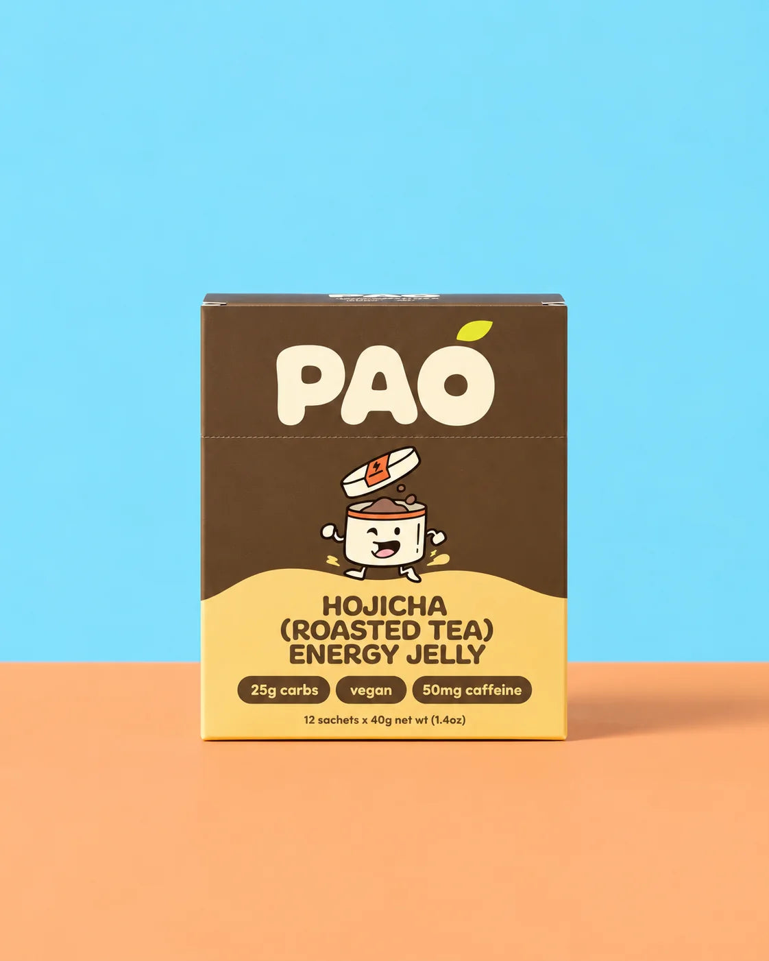PAÓ Energy Jelly - Hojicha 12 Pack
