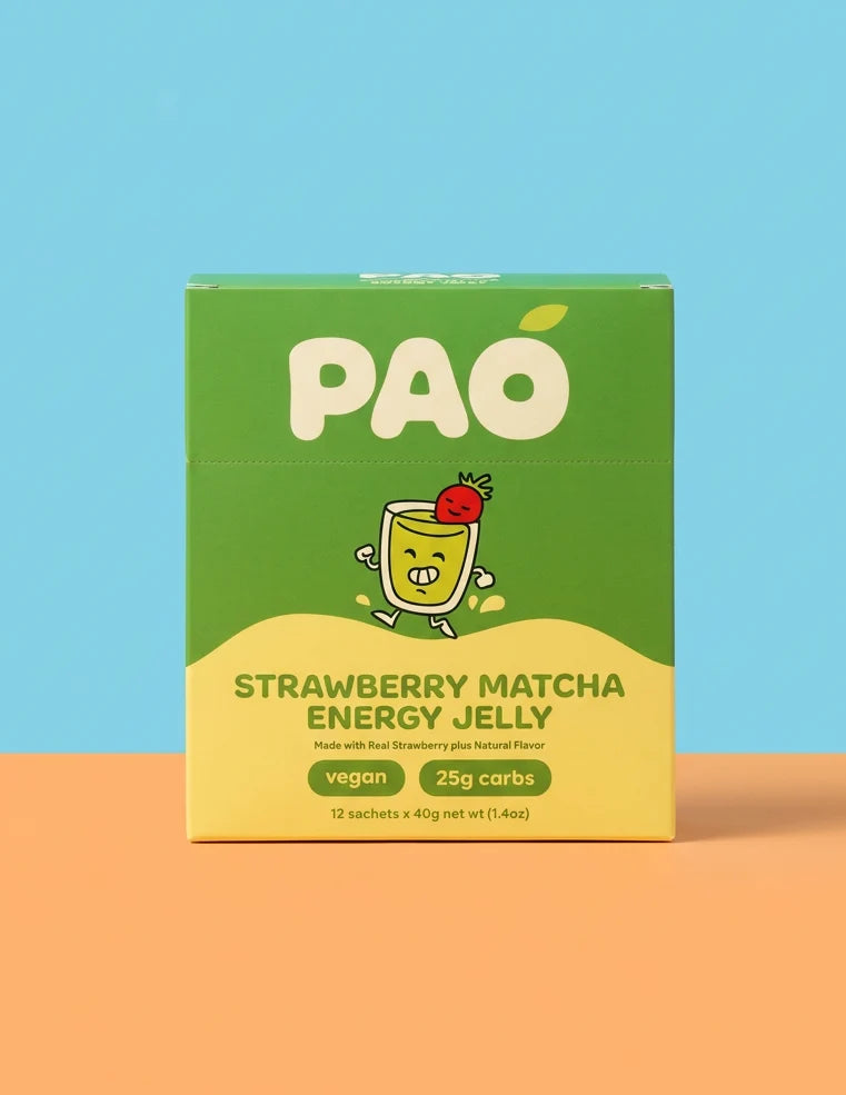 Pao Energy Jelly - Strawberry Matcha 12 Pack
