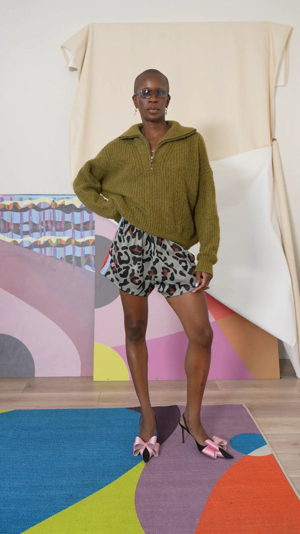 Relax Lacrosse 4" Cheeta Print - Monica Says Relax