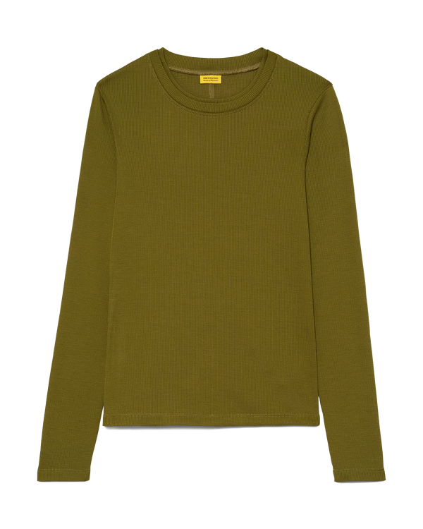 Hikerkind Ribbed Merino Longsleeve 01 - Verdant