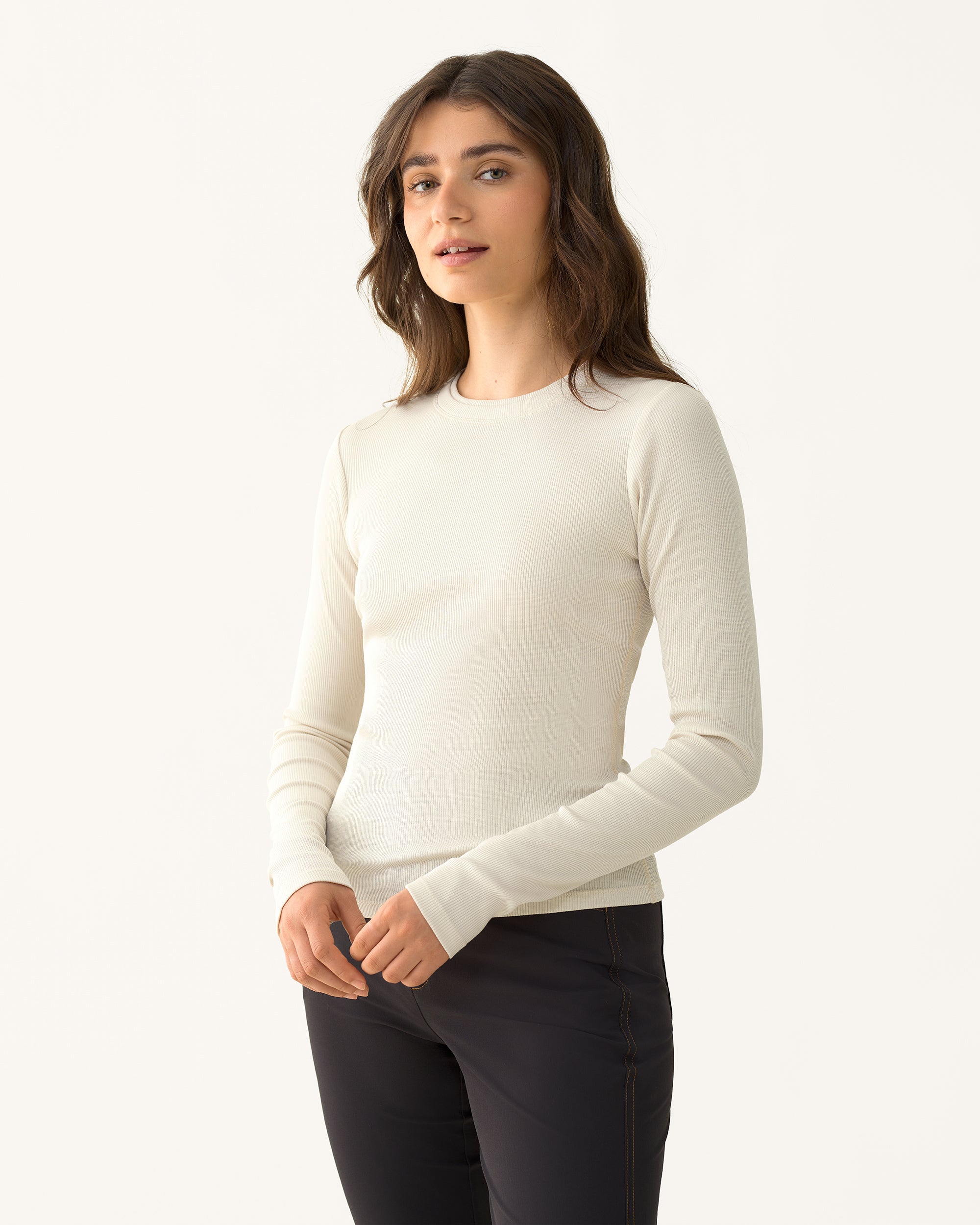 Hikerkind Ribbed Merino Longsleeve 01 - BETULA