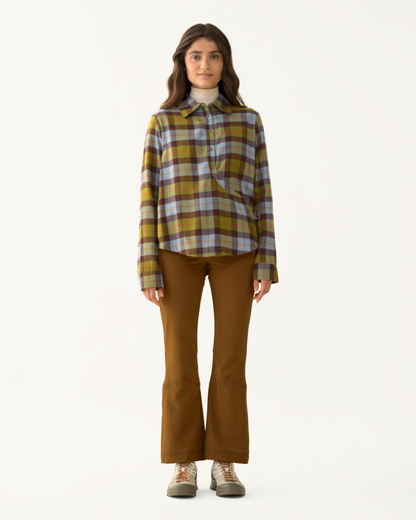 Hikerkind Front Field Flannel Shirt - Highland