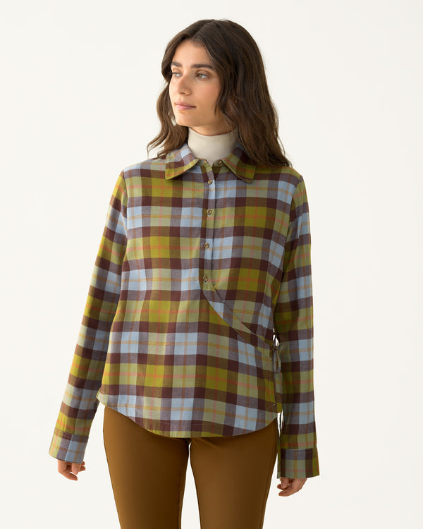 Hikerkind Front Field Flannel Shirt - Highland