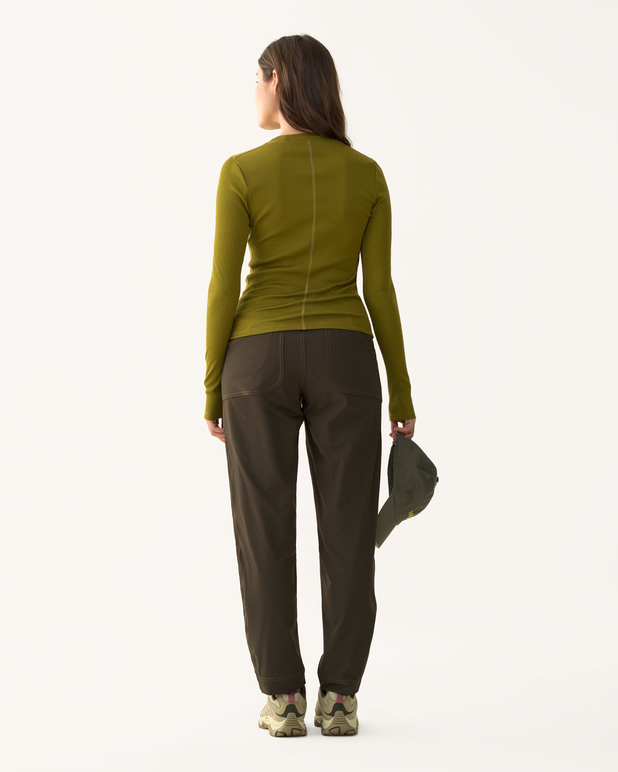 Hikerkind Ribbed Merino Longsleeve 01 - Verdant