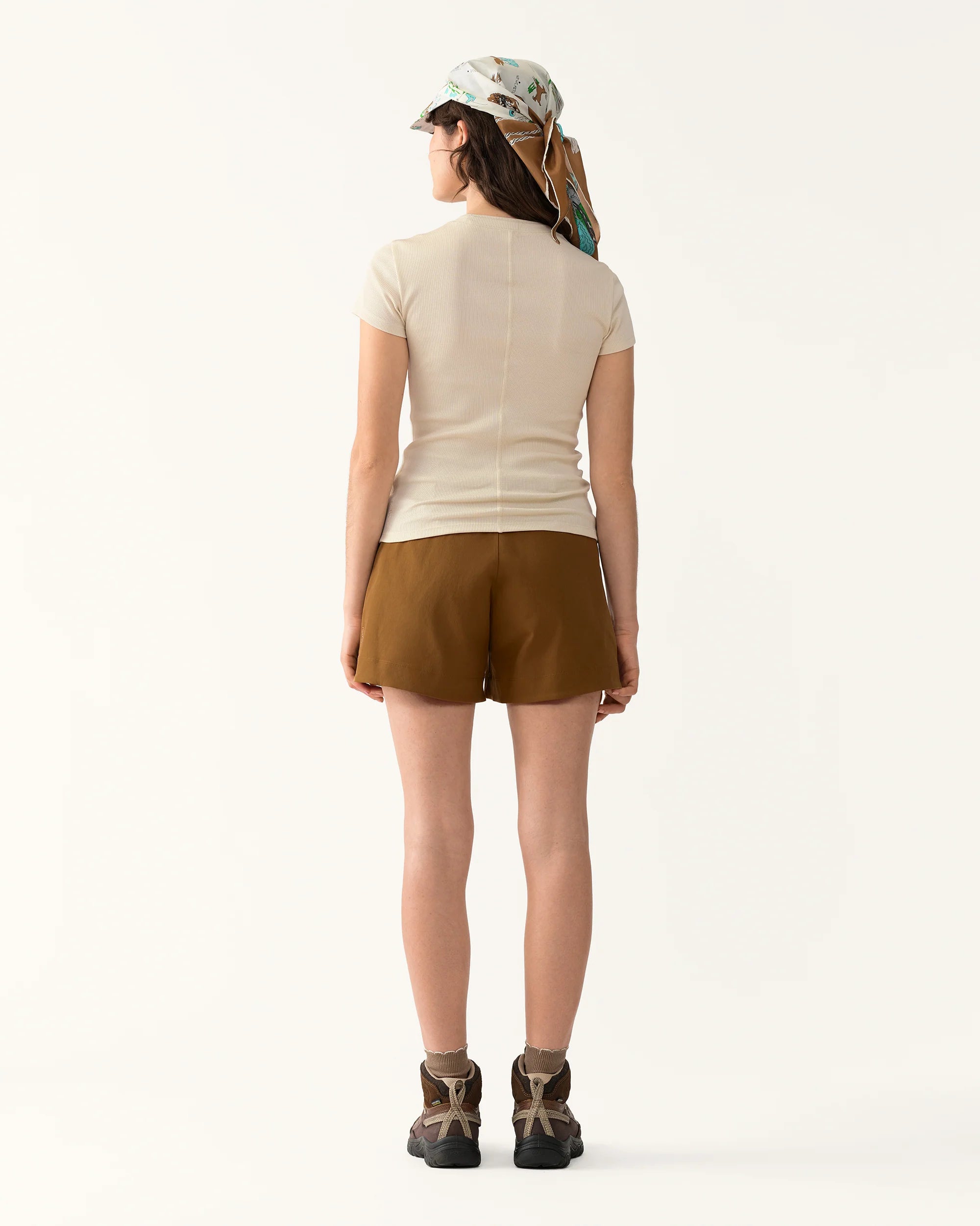 Hikerkind Ribbed Merino T-Shirt - Betula
