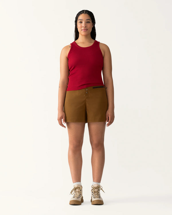 Hikerkind Ribbed Merino Tank - Rowan