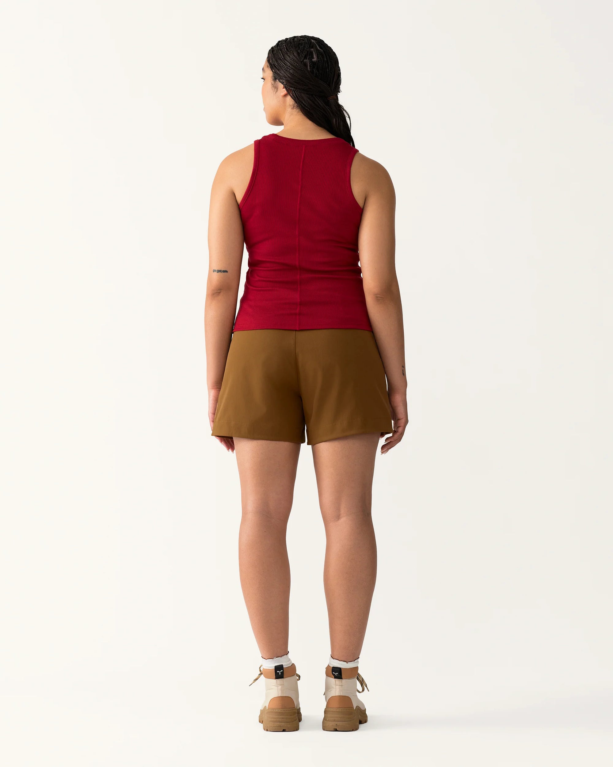 Hikerkind Ribbed Merino Tank - Rowan