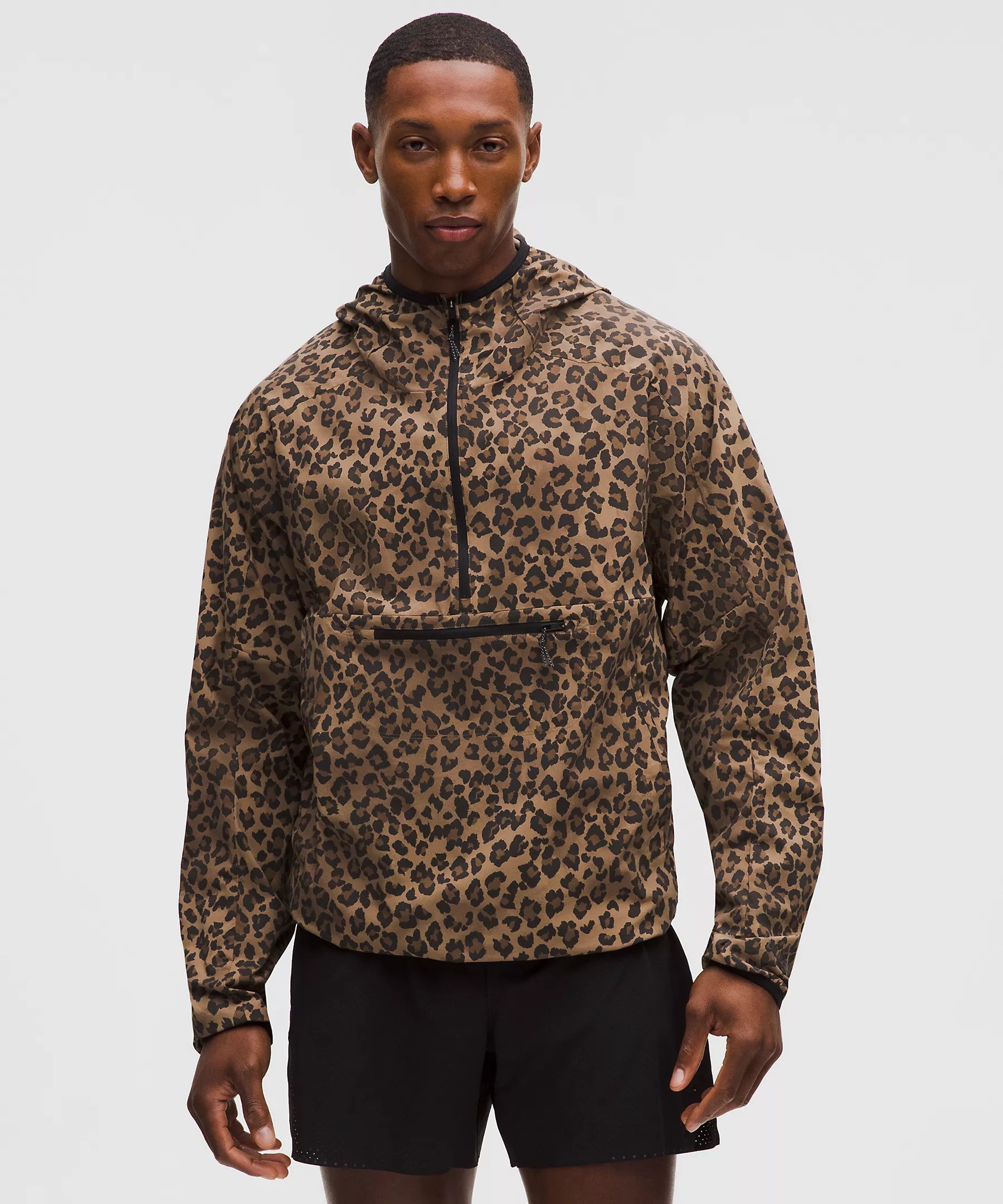 Lululemon Multi-Pocket Running Anorak - True Leopard