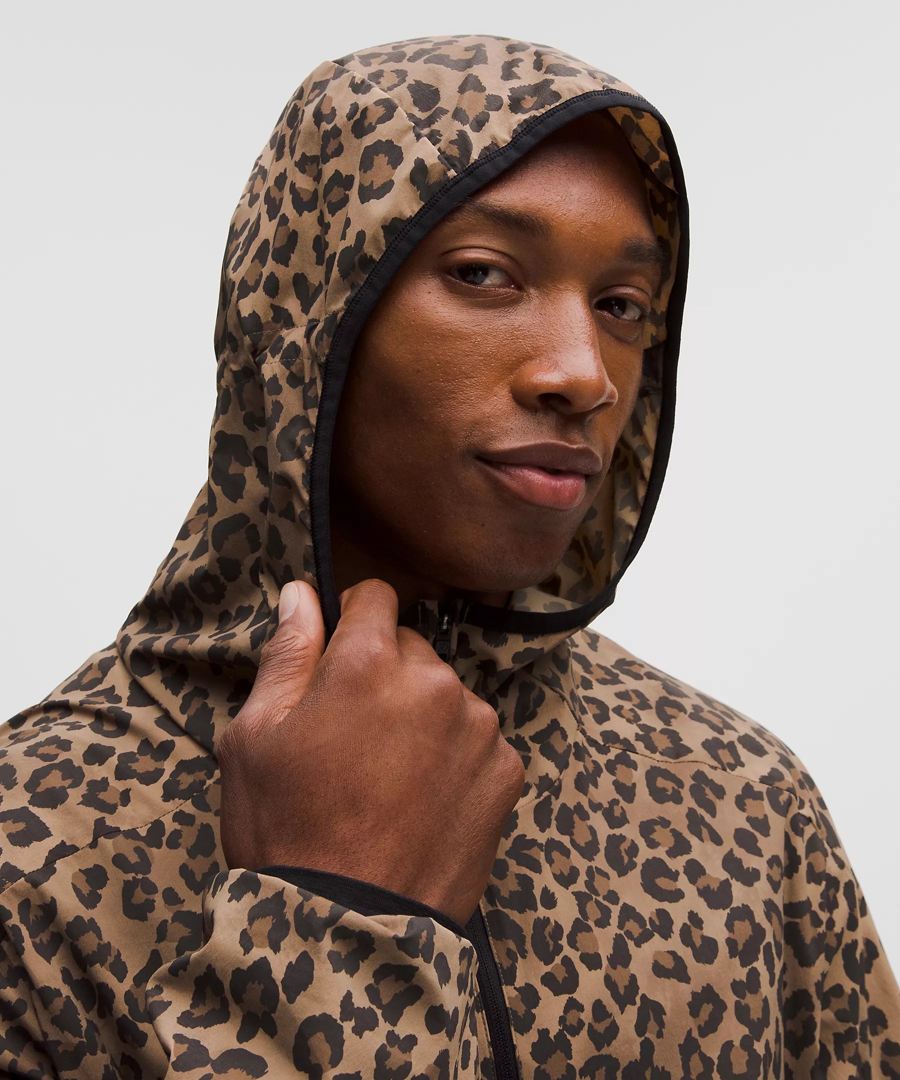 Lululemon Multi-Pocket Running Anorak - True Leopard