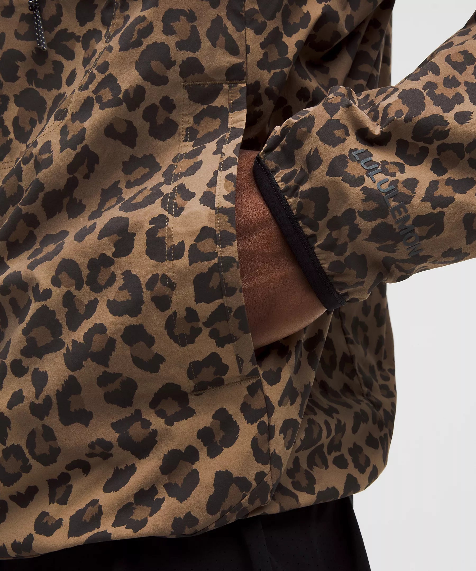 Lululemon Multi-Pocket Running Anorak - True Leopard
