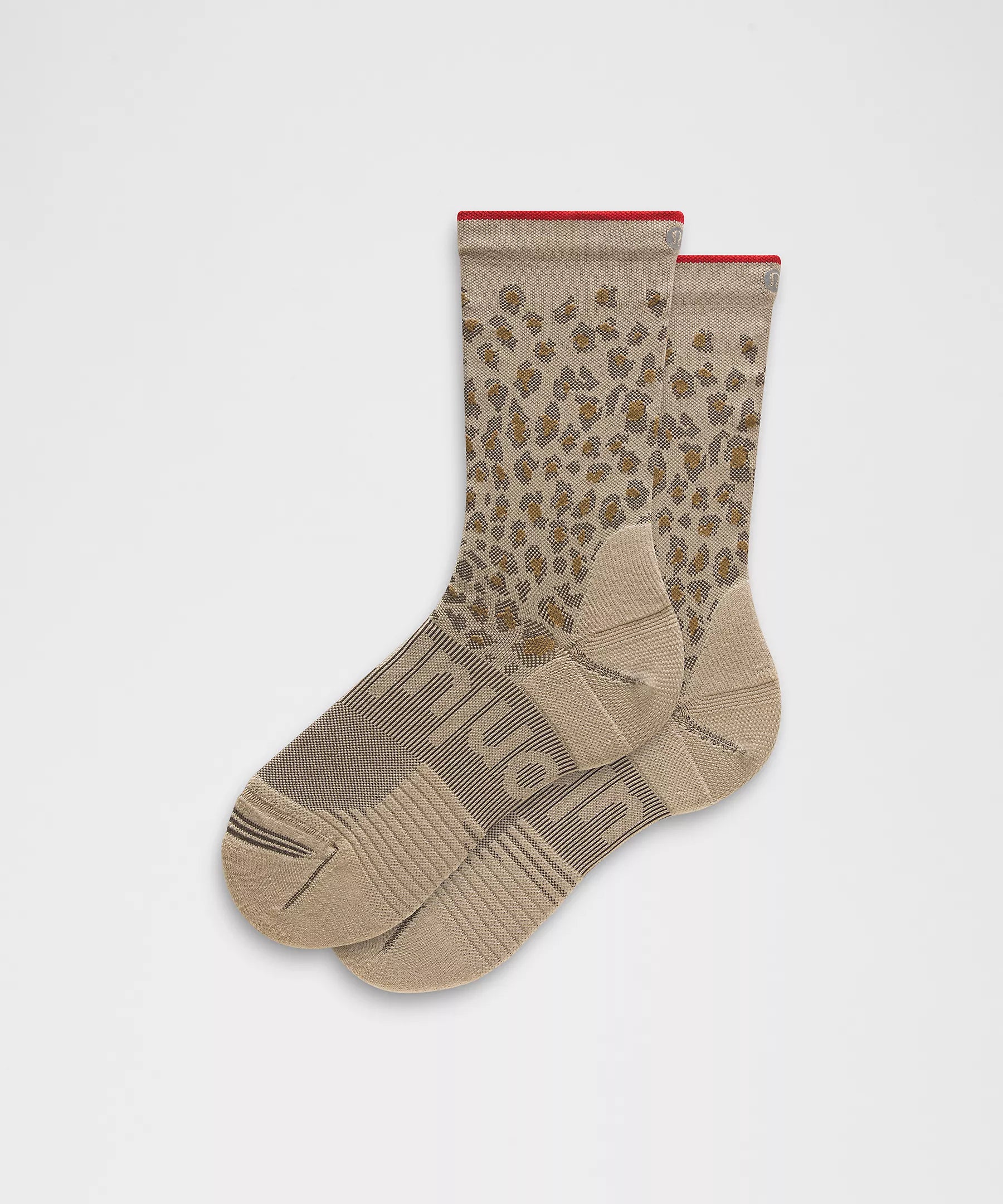Lululemon Power Stride Crew Socks - Leopard