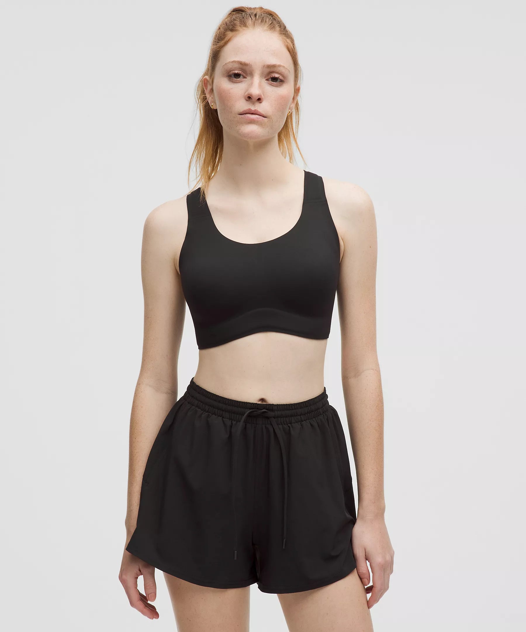 Lululemon Go Further Bra w/ Support Code Technology - High Impact - Black