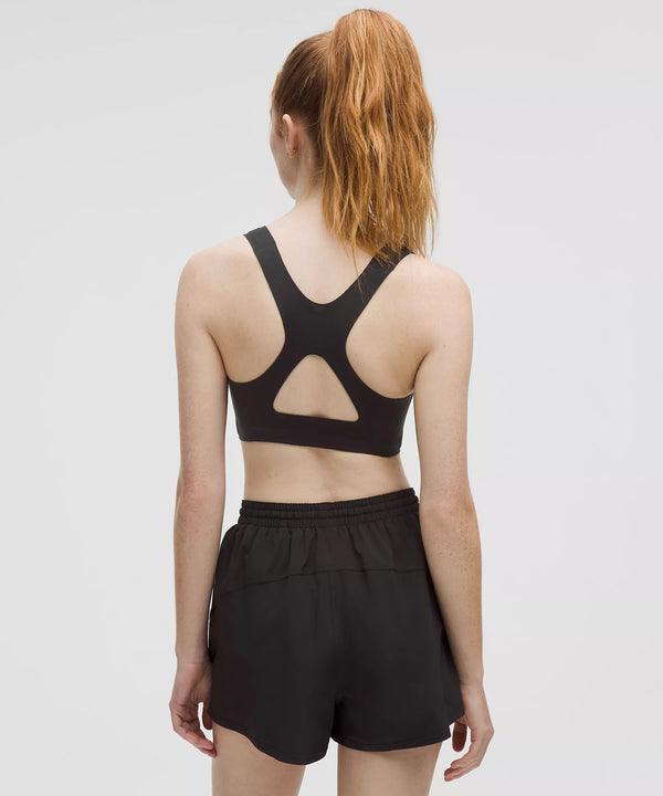 Lululemon Go Further Bra w/ Support Code Technology - High Impact - Black