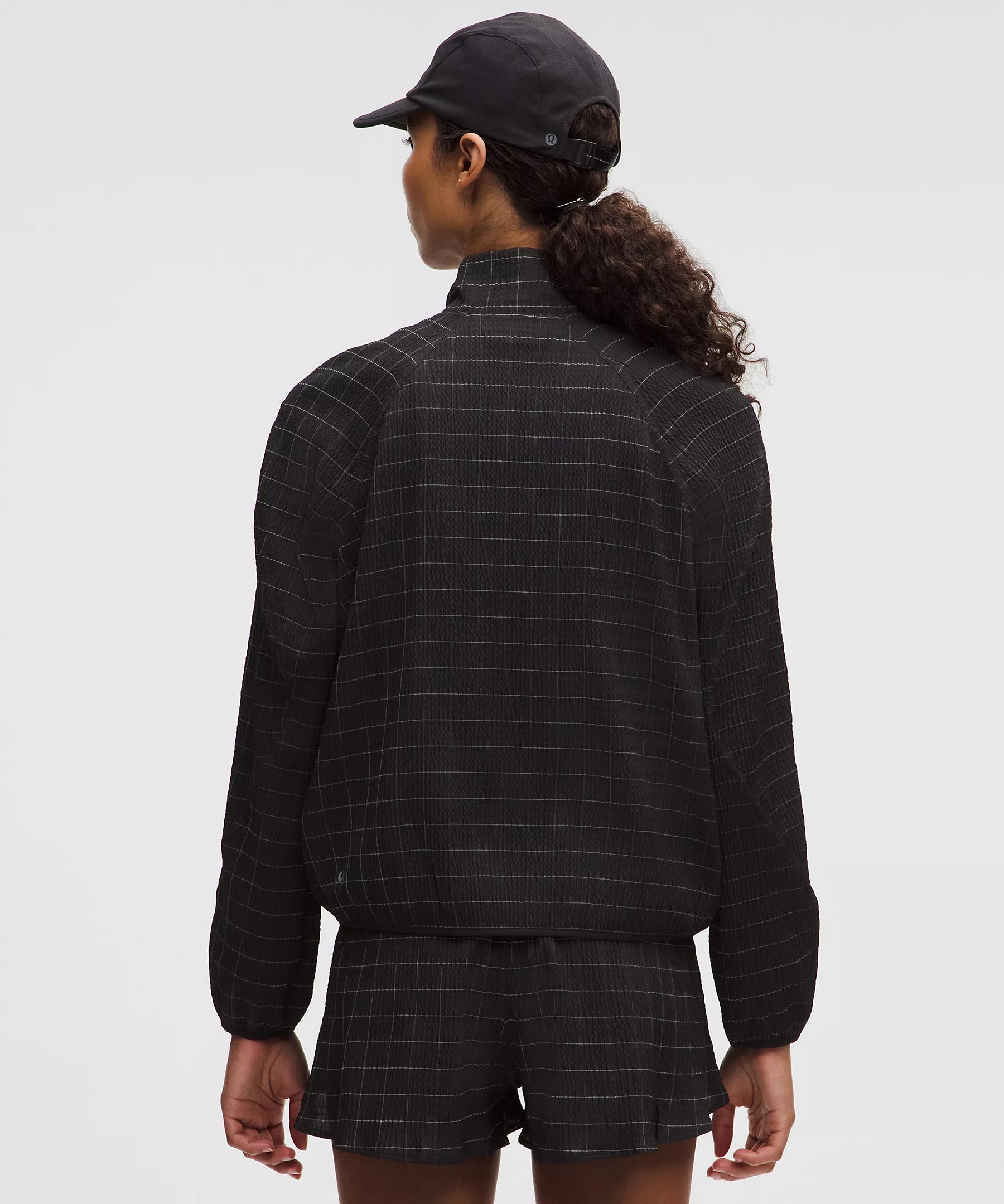 Lululemon Adapted State Textured Run Jacket - Black/Reflective