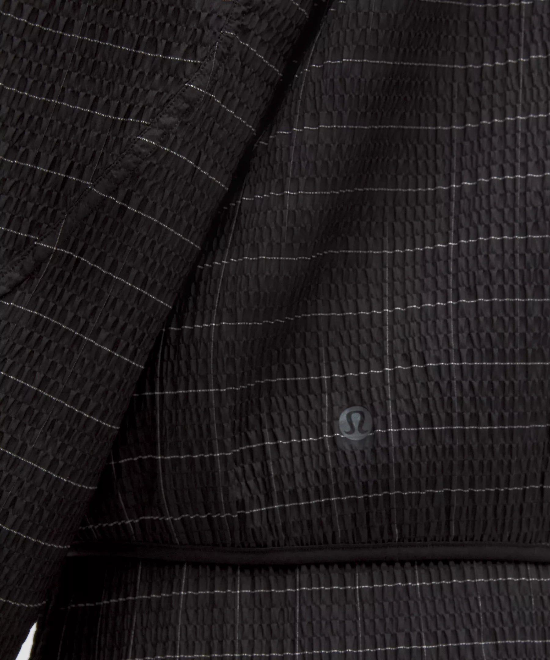 Lululemon Adapted State Textured Run Jacket - Black/Reflective