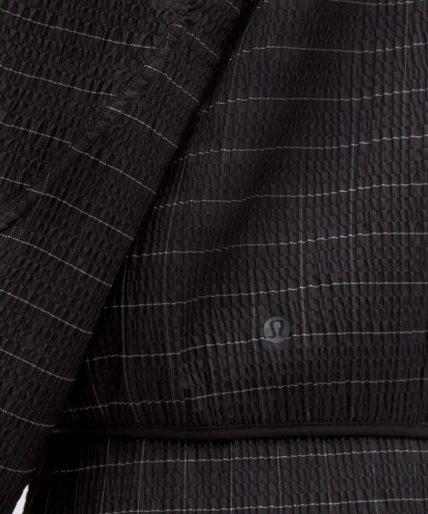 Lululemon Adapted State Textured Run Jacket - Black/Reflective