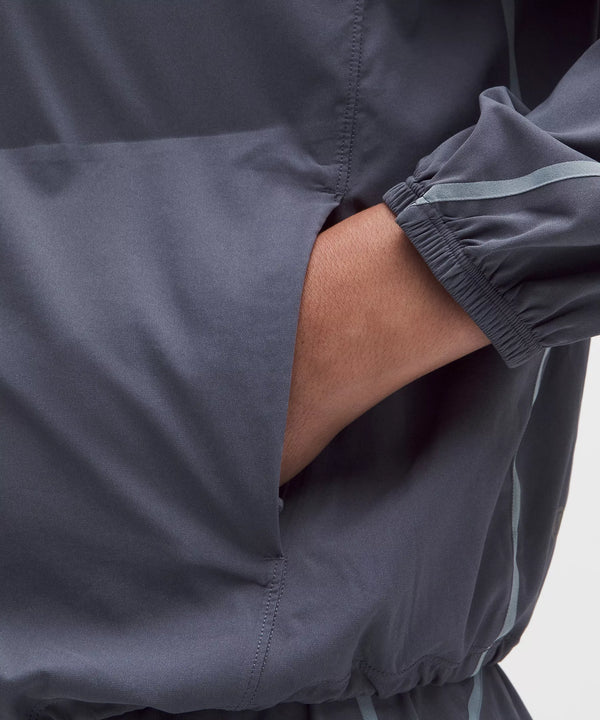 Lululemon Two-Toned Track Jacket - Dusty Diamond/Luminous Aqua