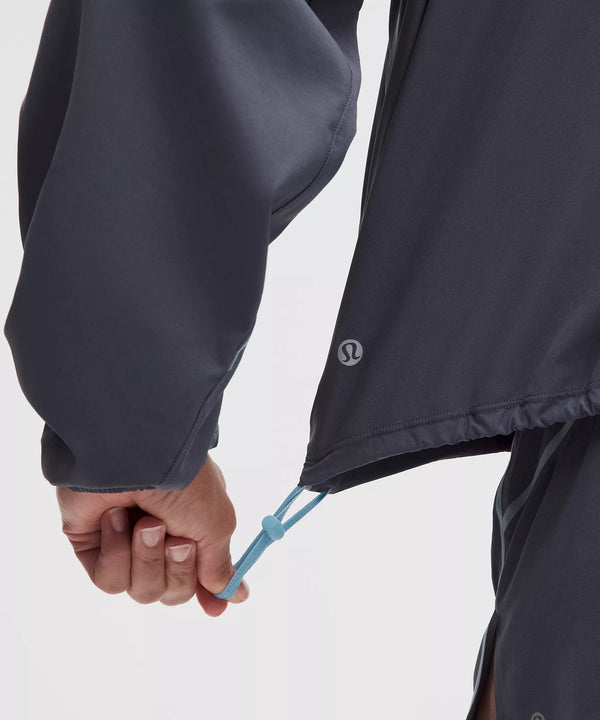 Lululemon Two-Toned Track Jacket - Dusty Diamond/Luminous Aqua