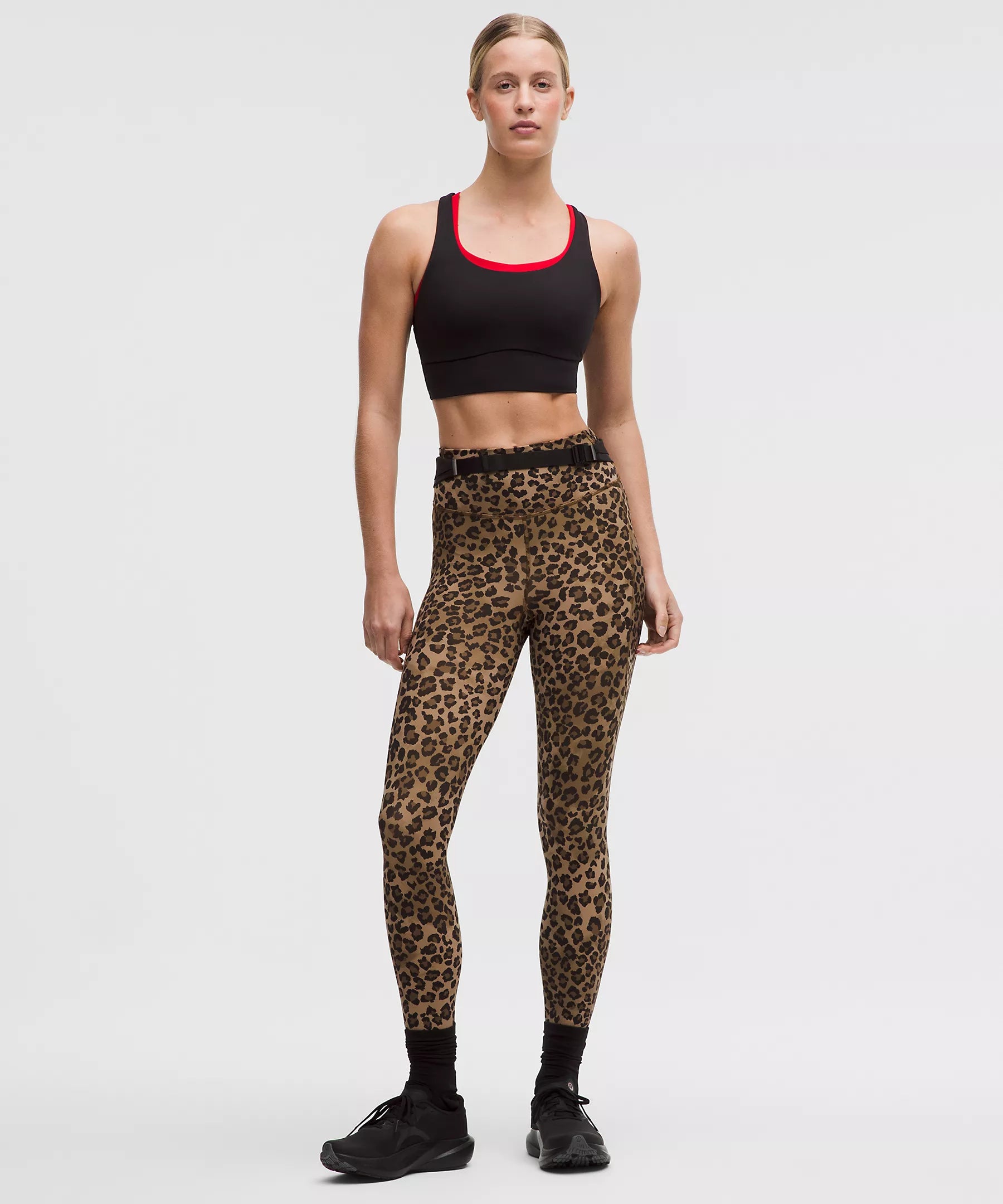 Lululemon Women's Fast and Free High-Rise Tight 25" - True Leopard
