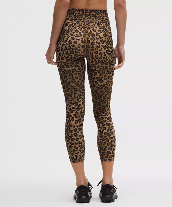 Lululemon Women's Fast and Free High-Rise Tight 25" - True Leopard