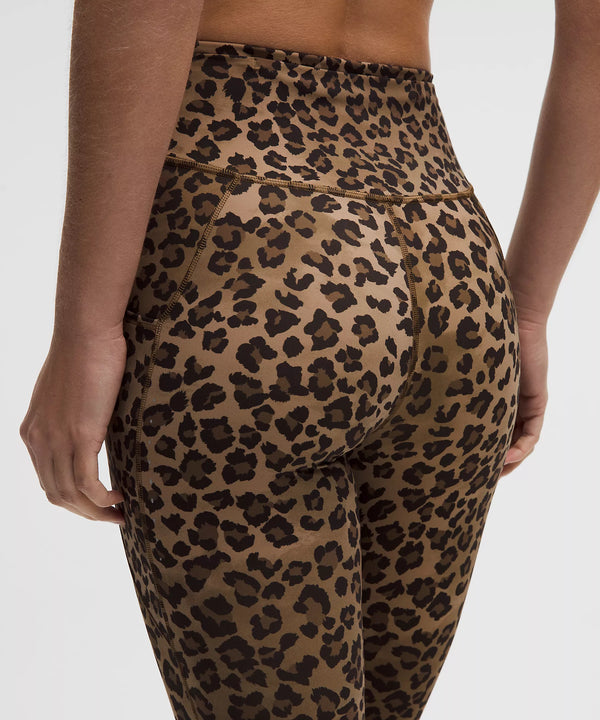 Lululemon Women's Fast and Free High-Rise Tight 25" - True Leopard
