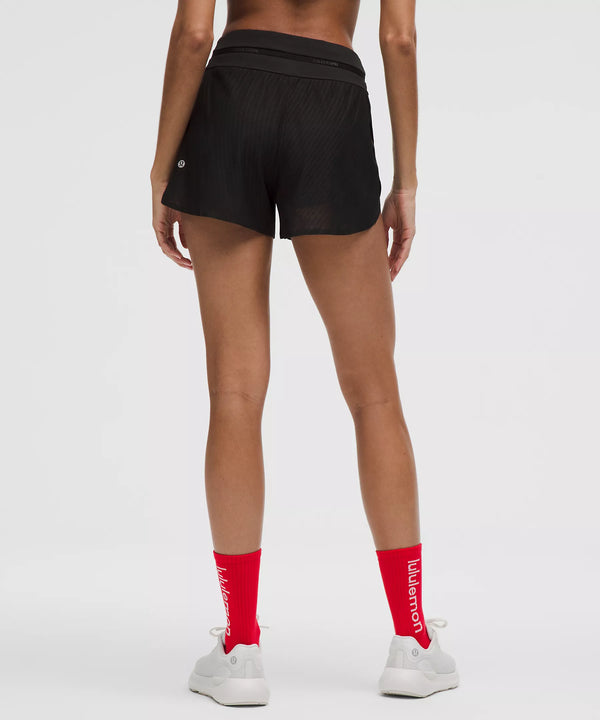 Lululemon Women's Fast and Free Air Flow Mid RIse 3" - Black