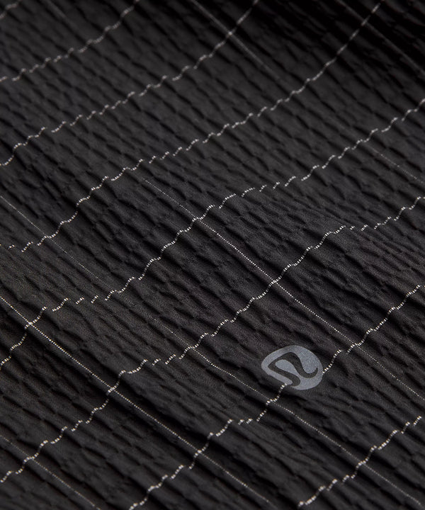 Lululemon Negative Split Textured Run Short 2.5" - Black/Reflective