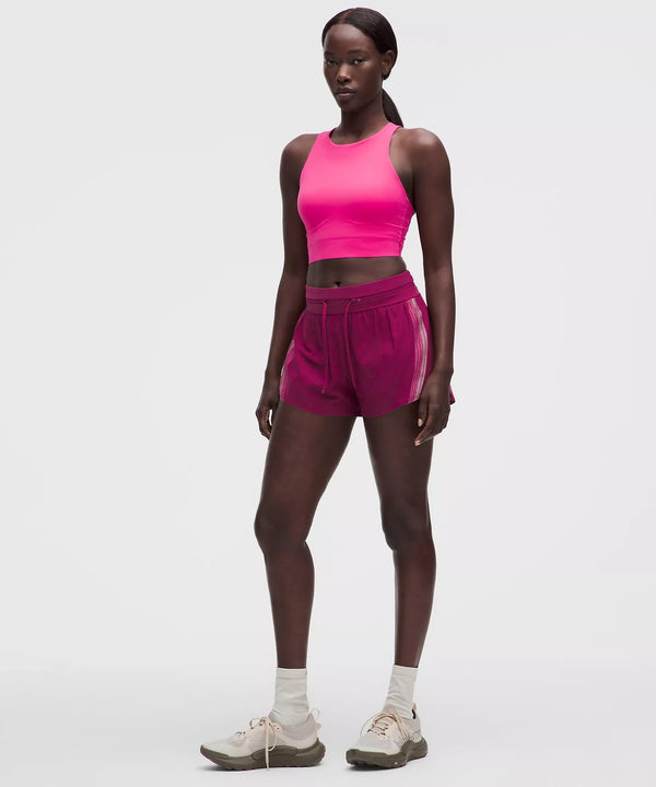 Lululemon Women's Fast and Free Airflow Short 3" - Raspberry Red