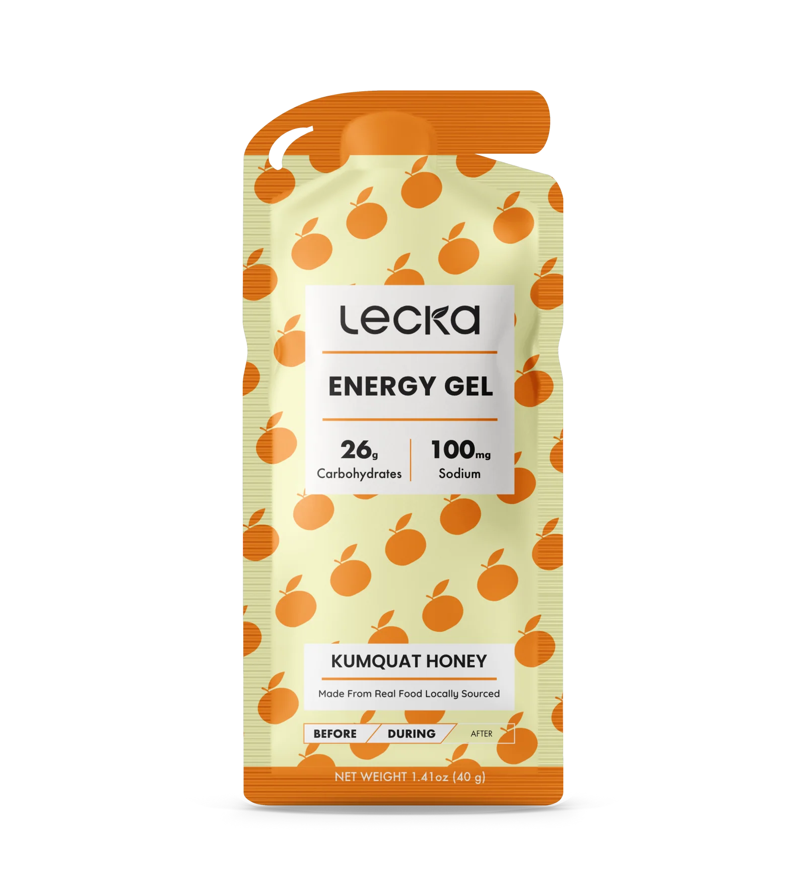 Lecka Energy Gel - Kumquat Honey 12 Pack