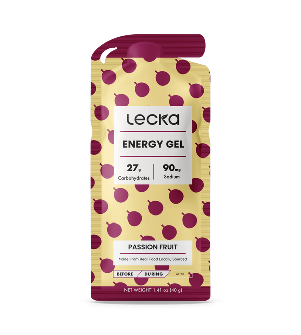 Lecka Energy Gel - Passion Fruit 12 Pack