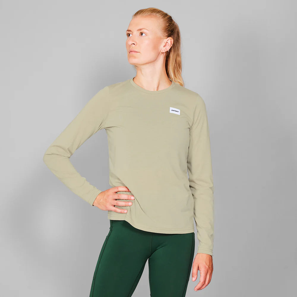SAYSKY W's Clean Motion Long Sleeve - Beige