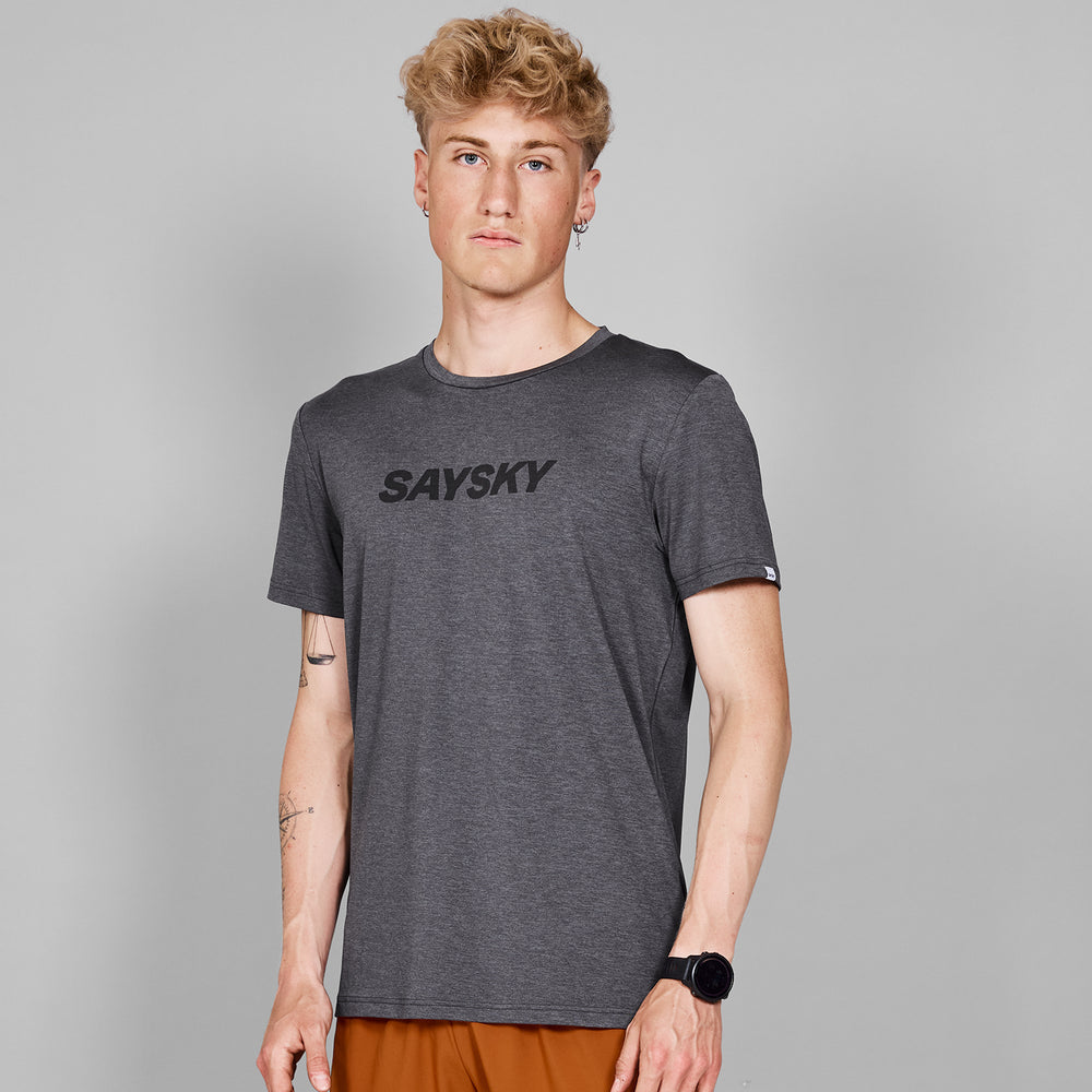 SAYSKY Men's Logo Pace T-Shirt - GRAY