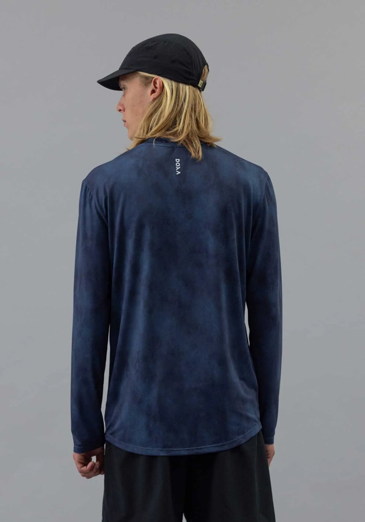 DOXA Men's ReRun Mist Tee LS - Indigo